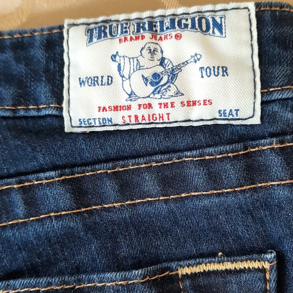 True Religion Straight Leg Low Rise Designer Jean - Picture 5 of 9